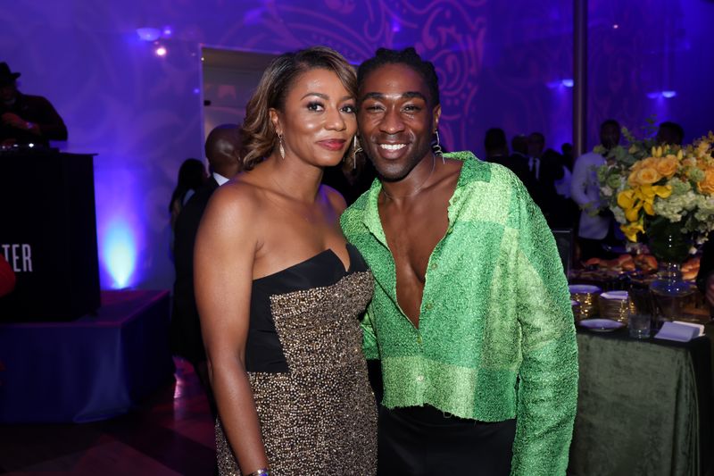 Co-Chair Sela Thompson Collins and AAADT's Chalvar Monteiro at Ailey's 2024 Washington D.C. Gala