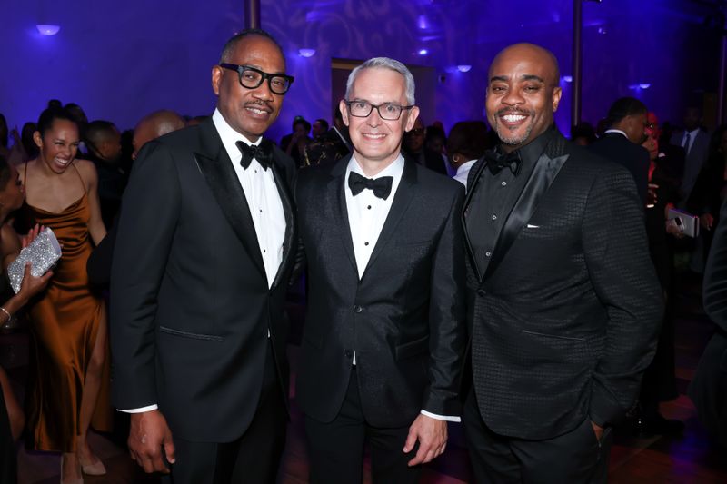 Co-Chair Yelberton Watkins, Ailey Executive Director Bennett Rink, and Rep. Alan B. Williams at the 2024 Washington D.C. Gala
