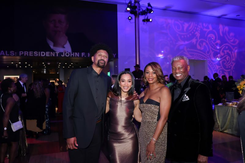 Jalen Rose, Angela Rye, Co-Chair Sela Thompson Collins, and Art Collins at Ailey's 2024 Washington D.C. Gala