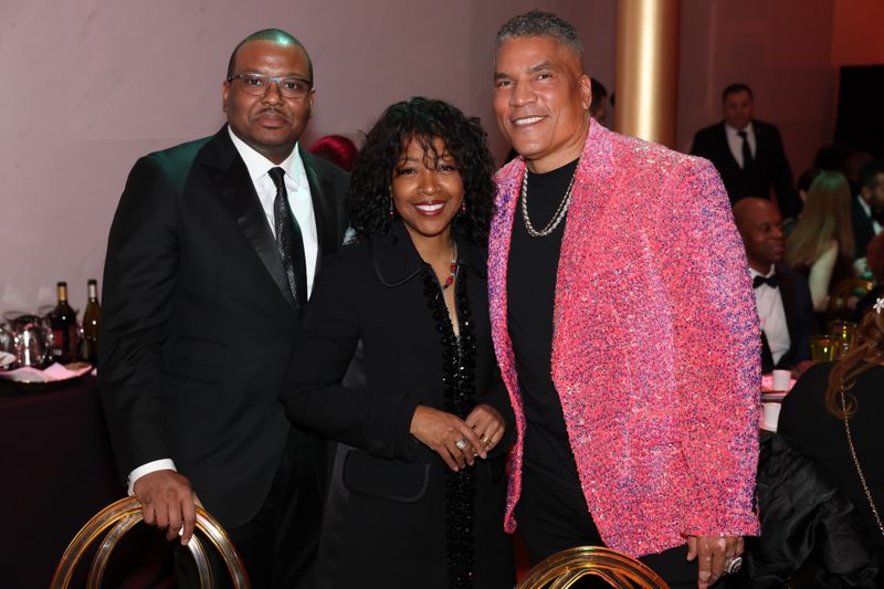 Lance Mangum, Gina F. Adams, and Paxton Baker at Ailey's 2024 Washington D.C. Gala