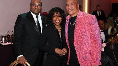 Lance Mangum, Gina F. Adams, and Paxton Baker at Ailey's 2024 Washington D.C. Gala