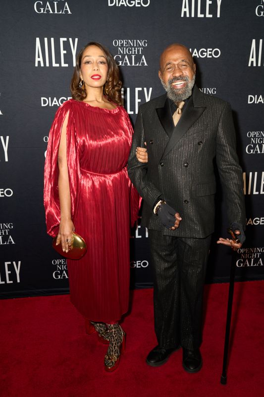 Karon Davis and Ben Vereen at AILEY's Opening Night Gala 2024