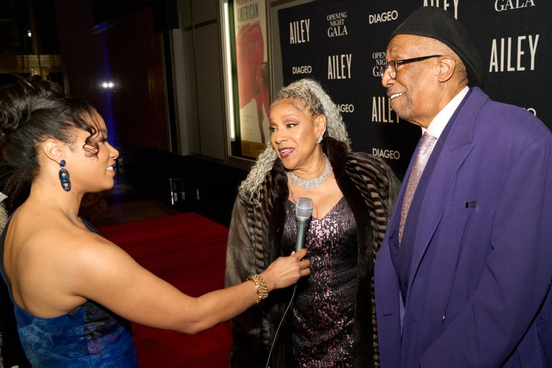 Honorary Chair Phylicia Rashad and George Faison at AILEY's Opening Night Gala 2024