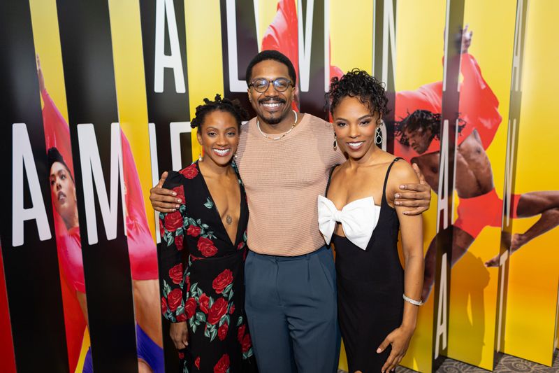AAADT's Jacquelin Harris, Michael Jackson Jr. and Samantha Figgins at AILEY's 2024 Opening Night Gala