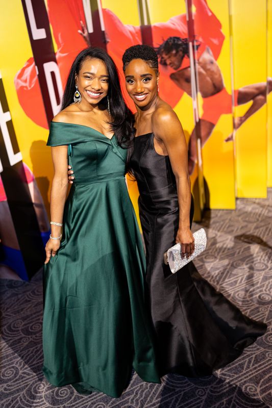 Alvin Ailey American Dance Theaters Dandara Viega and Alisha Rena Peek at AILEYs 2024 Gala
