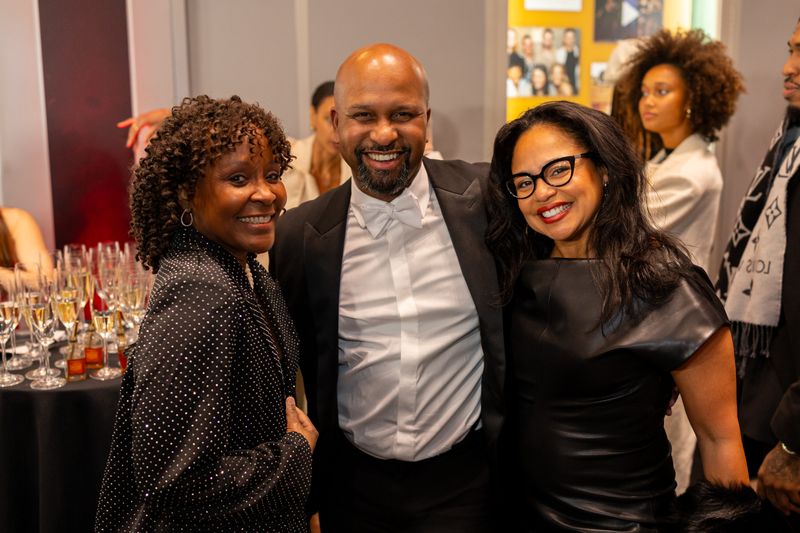 Former Ailey Dancers Renee Robinson, Glenn Allen Sims and Linda Celeste Sims at 2024 Opening Night Gala