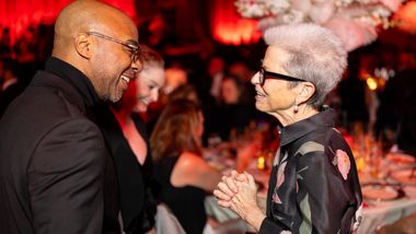 Interim Artistic Director Matthew Rushing and Honoree Jody Gottfried Arnhold at AILEY's 2024 Opening Night Gala