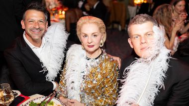 Carolina Herrera and Wes Gordon at AILEY's Opening Night Gala 2024