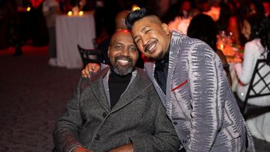 Ronald K Brown and Arcell Cebaug at AILEY's Opening Night Gala