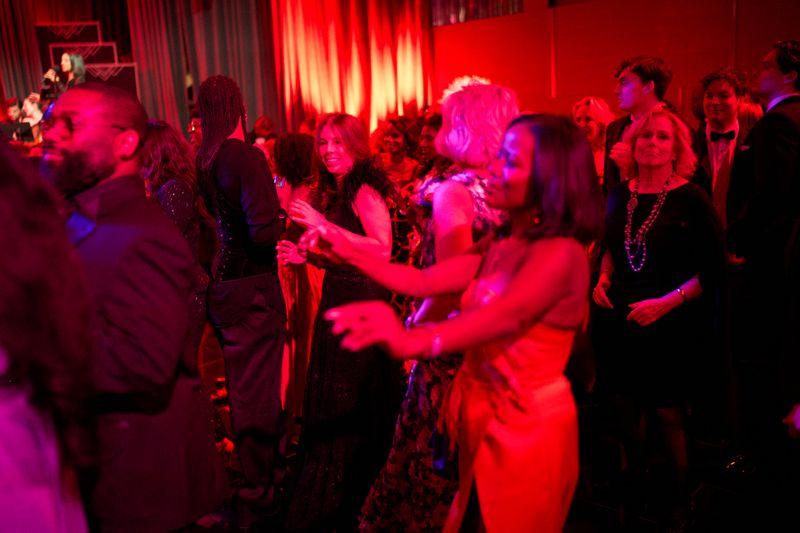 Guests on the dance floor at AILEY's 2024 Opening Night Gala