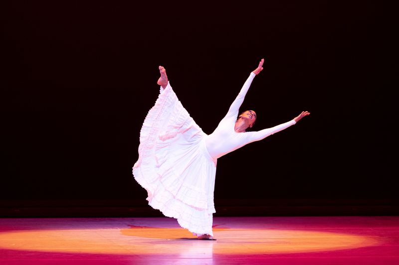 Alvin Ailey American Dance Theaters Jacquelin Harris in Alvin Ailey's Cry, 2024 Opening Night Gala tribute to Judith Jamison