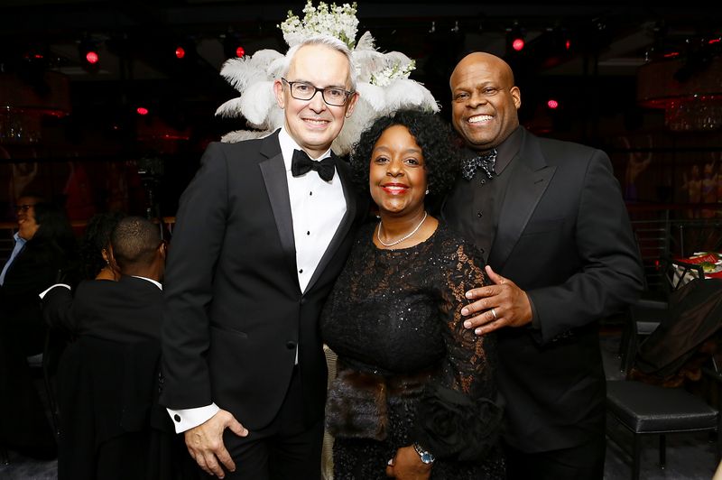 AILEY Executive Director Bennett Rink and 2024 Gala Co-Chairs Dr. Danielle Robinson and Reverend Dwayne McClary