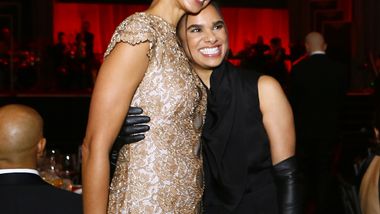 Artistic Director Designee Alicia Graf Mack with Misty Copeland at AILEY's 2024 Opening Night Gala