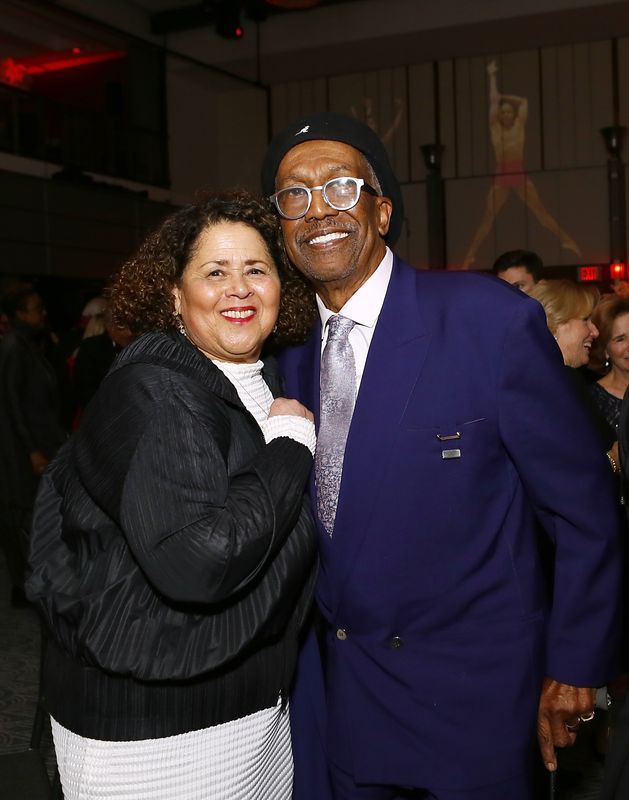 Anna Deavere Smith and Former Ailey Company Member George Faison at the 2024 Opening Night Gala