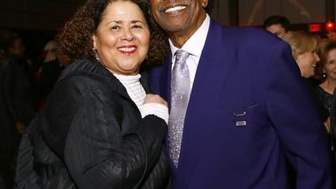 Anna Deavere Smith and Former Ailey Company Member George Faison at the 2024 Opening Night Gala