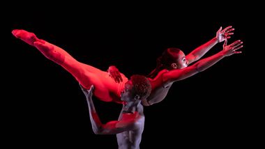  Ailey School BFA students in Red by Brice Mousset
