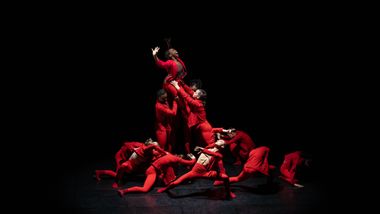 Ailey School BFA students in Red by Brice Mousset
