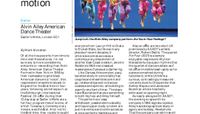The Telegraph - Alvin Ailey Review: The World's Most Exciting Dance Company Brings The House Down 