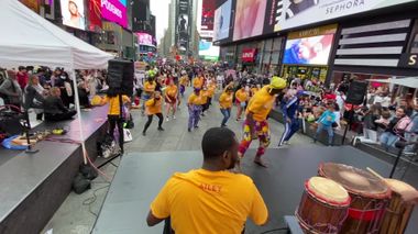 Ailey Extension Dance in Times Square