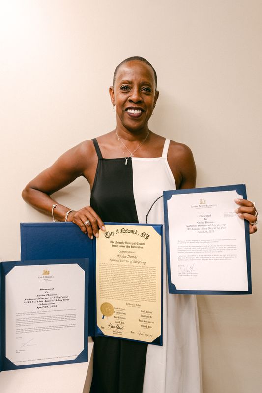 AileyCamp National Director Nasha Thomas receives proclamations from Newark, New Jersey for AileyCamp, 2023