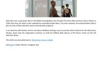 theGrio - Watch: Alvin Ailey organization continues to mold the next Black dancers of the future