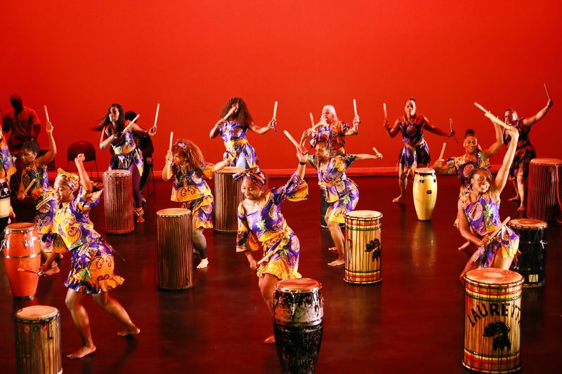 West African World Dance Celebration Performance 2024 at Ailey Extension. Photo by Donna Ward