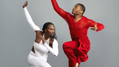 Alvin Ailey American Dance Theater's Coral Dolphin and Solomon Dumas in Ronald K. Brown's Grace