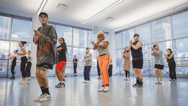 Hip Hop at Ailey Extension with TweetBoogie. Photo by Danica Paulos