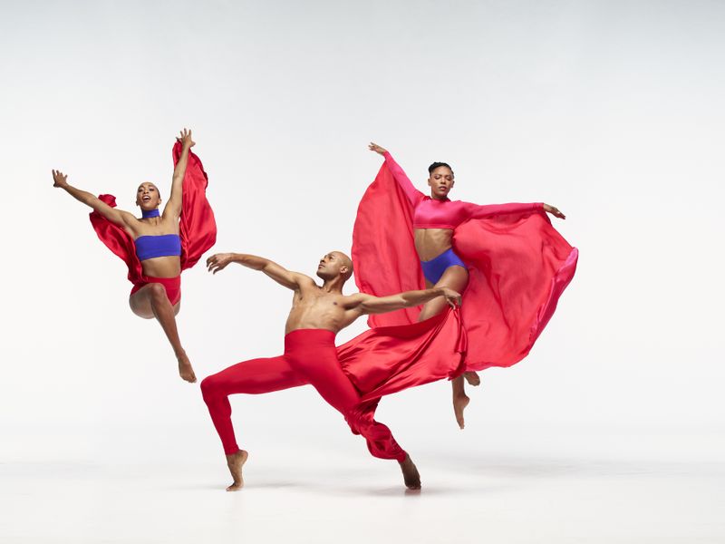 Ailey's Constance Stamatiou, Yannick Lebrun, and Samantha Figgins