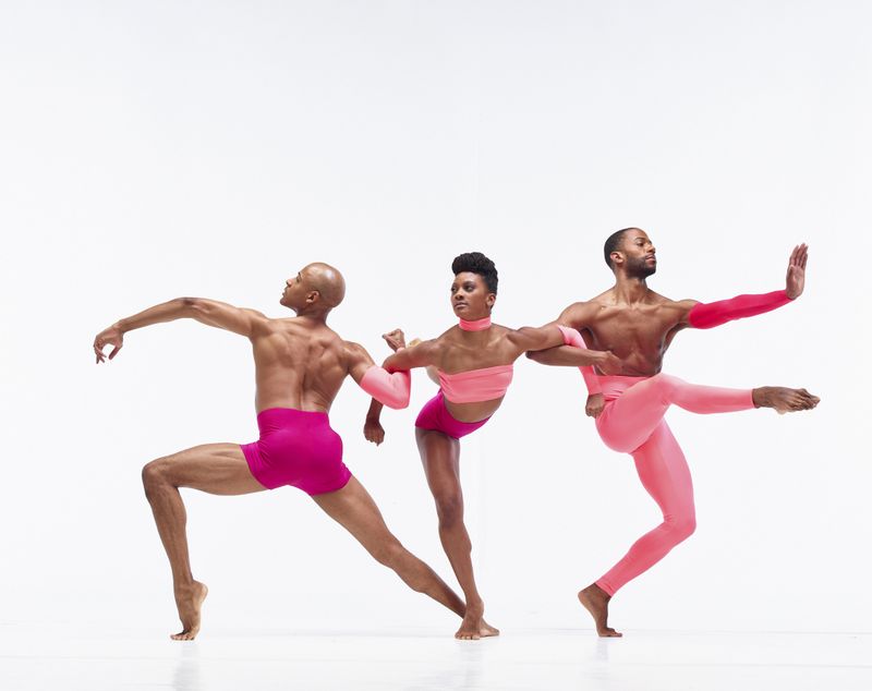 Ailey's Yannick Lebrun, Jacquelin Harris, and Christopher R. Wilson