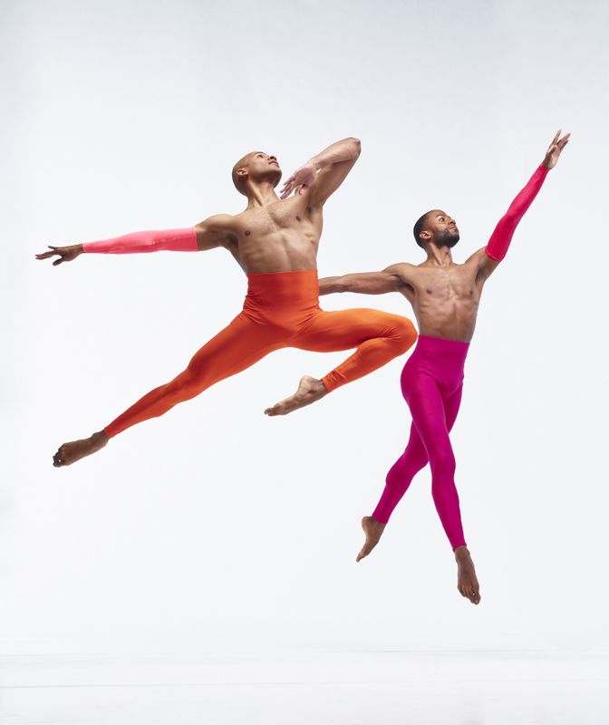 Alvin Ailey American Dance Theater's Yannick Lebrun and Christopher R. Wilson
