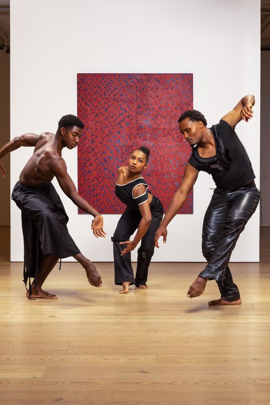 Alvin Ailey American Dance Theater's Isaiah Day, Christopher Taylor, and The Ailey School's Carley Brooks