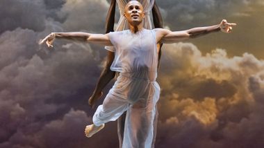 Alvin Ailey American Dance Theater's Yannick Lebrun, Ashley Green and Isaiah Day in Lar Lubovitch's Many Angels