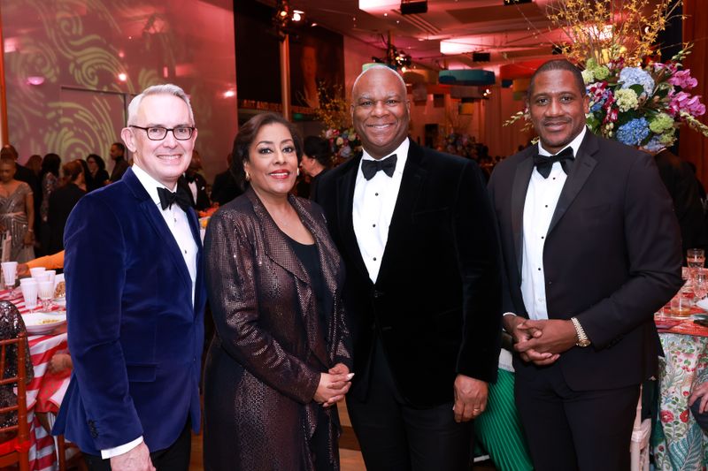 Bennett Rink and Vice Chairs Joyce Brayboy, Lawrence Duncan and Michael Collins at AILEY's 2025 DC Gala