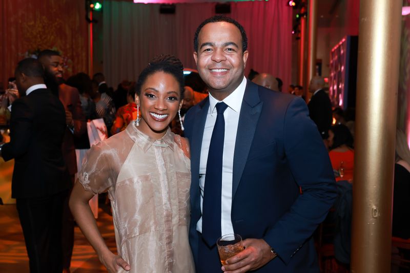 Alvin Ailey American Dance Theater's Jacquelin Harris with Board Member Jack Pitts at the 2025 Washington, DC Gala