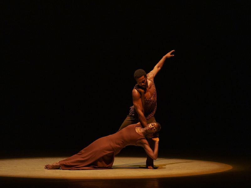  Alvin Ailey American Dance Theater's Caroline T. Dartey and Michael Jackson, Jr. in Alvin Ailey's Revelations