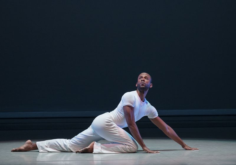Alvin Ailey American Dance Theater's Christopher R. Wilson in Alvin Ailey's Revelations