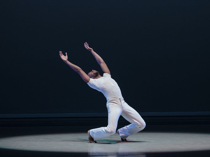 Alvin Ailey American Dance Theater's Christopher R. Wilson in Alvin Ailey's Revelations