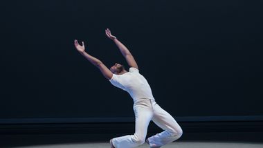 Alvin Ailey American Dance Theater's Christopher R. Wilson in Alvin Ailey's Revelations