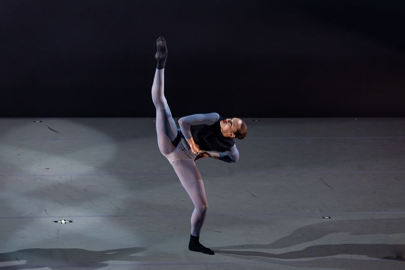 Ailey II's Jordyn White in Houston Thomas' Down the Rabbit Hole. Photo by Danica Paulos