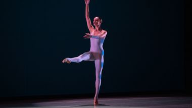 Ailey II's Jordyn White in Alvin Ailey's Streams. Photo by Nir Arieli