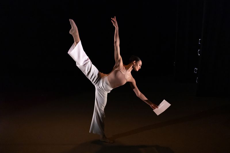 Ailey II's Jordyn White in Francesca Harper's Luminous. Photo by Danica Paulos