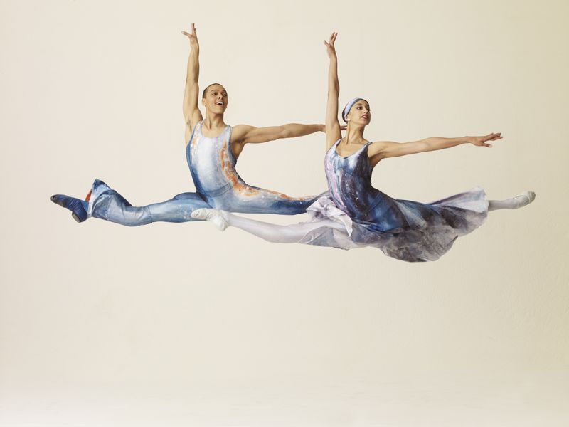 Former Ailey dancers  Clifton Brown and Alicia Graf Mack in Alvin Ailey's Night Creature