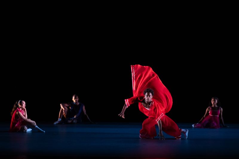 Ailey II in Chalvar Monteiro's Berry Dreamin. Photo by Nir Arieli