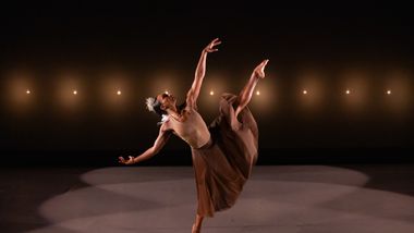 Ailey II's Carley Cruzat Brooks in Francesca Harper's Luminous. Photo by Danica Paulos
