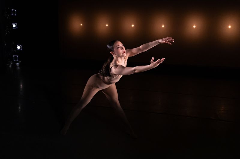 Ailey II's Jennifer M. Gerken in Francesca Harper's Luminous. Photo by Danica Paulos