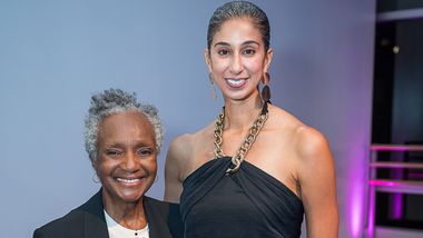 Ailey II Artistic Director Emerita Sylvia Waters and AILEYs Artistic Director Alicia Graf Mack
