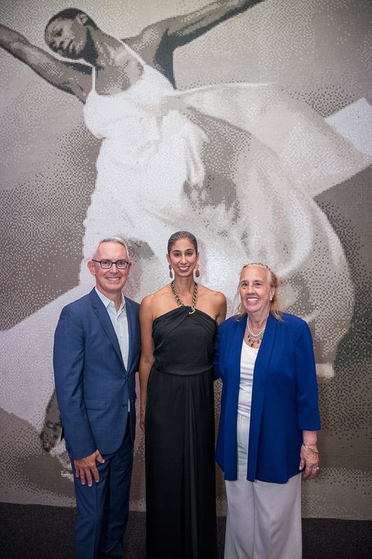 AILEYs Bennett Rink, Alicia Graf Mack, and Council Member Gale Brewer