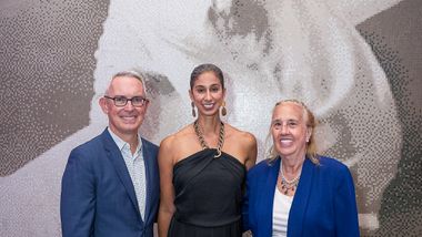 AILEYs Bennett Rink, Alicia Graf Mack, and Council Member Gale Brewer
