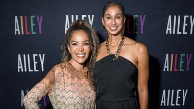 Sunny Hostin and AILEY Artistic Director Alicia Graf Mack, 2025 welcome event